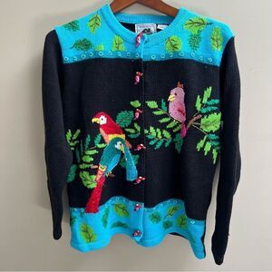 Parrot Design Women's Sweater